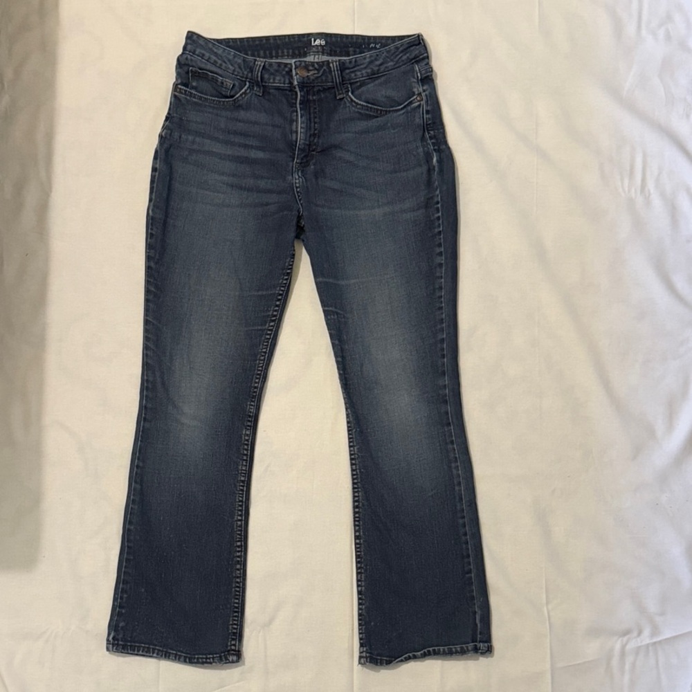 Lee Women's Dark Blue Straight Leg Jeans